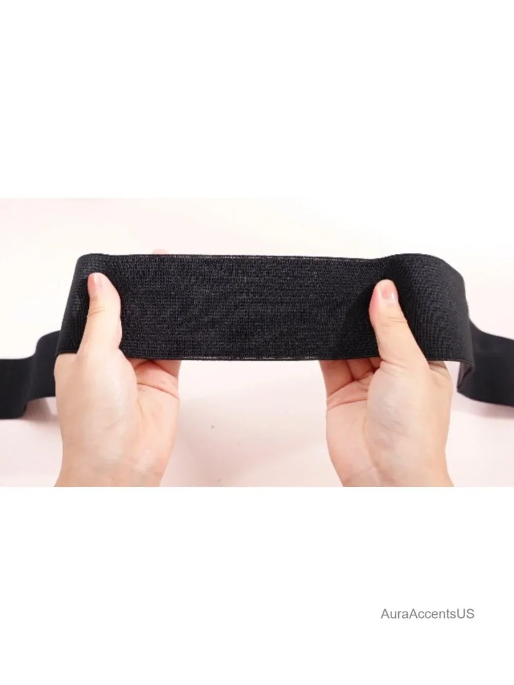 4 Stretchy Plus Size Waist Belts with Elastic Band Faux Leather Metal Buckle